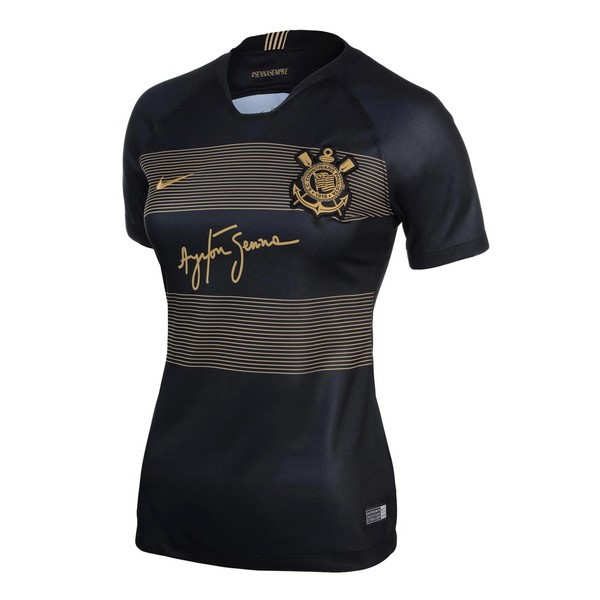 Camiseta Corinthians Paulista 3ª Mujer 2018-2019 Negro